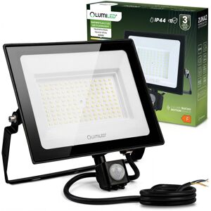 Naświetlacz LED ZUNA2 100W 9000lm 4000K IP44 Czarny Czujnik Ruchu LUMILED Naświetlacz LED ZUNA2 100W 9000lm 4000K IP44 Czarny Czujnik Ruchu LUMILED