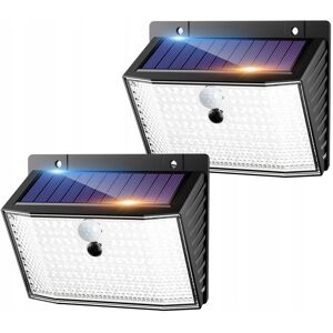 Inny producent NIPIFY Lampy Solarne Z Czujnikiem Ruchu 2 Sztuki 168 LED IP65 Inny producent NIPIFY Lampy Solarne Z Czujnikiem Ruchu 2 Sztuki 168 LED IP65
