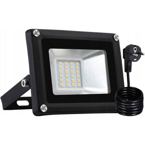 Inny producent Reflektor LED aluminiowy zewnętrzny mocny, 3000 K, 20W, IP65 wodoszczelny Inny producent Reflektor LED aluminiowy zewnętrzny mocny, 3000 K, 20W, IP65 wodoszczelny