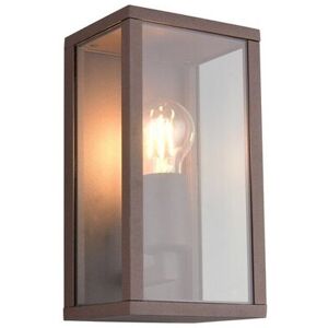 TRIO Lampa ścienna zewnętrzna GARONNE E27 60W IP44 - brązowy TRIO Lampa ścienna zewnętrzna GARONNE E27 60W IP44 - brązowy