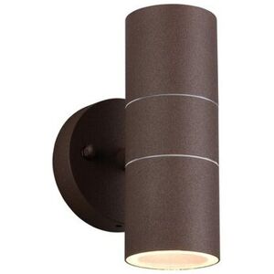 TRIO Lampa ścienna zewnętrzna TURIA 2xGU10 5W IP44 - brązowy TRIO Lampa ścienna zewnętrzna TURIA 2xGU10 5W IP44 - brązowy