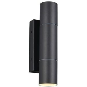 TRIO Lampa ścienna zewnętrzna YAMUNA 2xGU10 10W IP65 - czarny TRIO Lampa ścienna zewnętrzna YAMUNA 2xGU10 10W IP65 - czarny