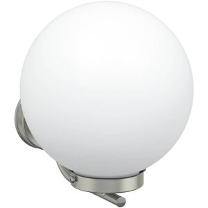 vidaXL Srebrna Sferyczna Nowoczesna Lampa Ścienna - Oświetlenie vidaXL Srebrna Sferyczna Nowoczesna Lampa Ścienna - Oświetlenie