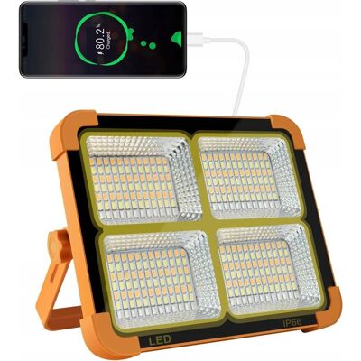 Inny producent 100W LED SOLARNA LAMPA ROBOCZA Z AKUMULATOREM 16500MAH 10000 LUMENÓW Inny producent 100W LED SOLARNA LAMPA ROBOCZA Z AKUMULATOREM 16500MAH 10000 LUMENÓW