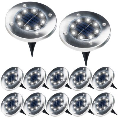 Artemis 12X Lampa Ogrodowa Solarna Lampki Wbijane Gruntowe Dysk Led Z Czujnikiem Artemis 12X Lampa Ogrodowa Solarna Lampki Wbijane Gruntowe Dysk Led Z Czujnikiem