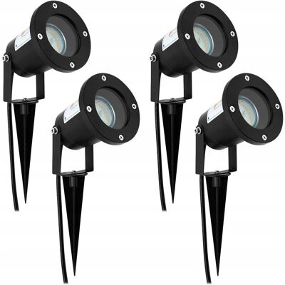 Inny producent 4 x lampa ogrodowa LED GU10 lampa ogrodowa IP65 wychylny reflektor ogrodowy Inny producent 4 x lampa ogrodowa LED GU10 lampa ogrodowa IP65 wychylny reflektor ogrodowy
