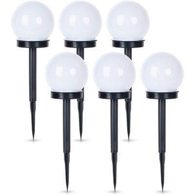 Artemis 6X Lampa Ogrodowa Solarna Lampki Wbijane Gruntowe Kula Led Z Czujnikiem Artemis 6X Lampa Ogrodowa Solarna Lampki Wbijane Gruntowe Kula Led Z Czujnikiem