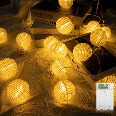 Inny producent AGOTD Lampki LED Na Baterie 16 LED Timer Ciepły Biały Na Balkon Inny producent AGOTD Lampki LED Na Baterie 16 LED Timer Ciepły Biały Na Balkon