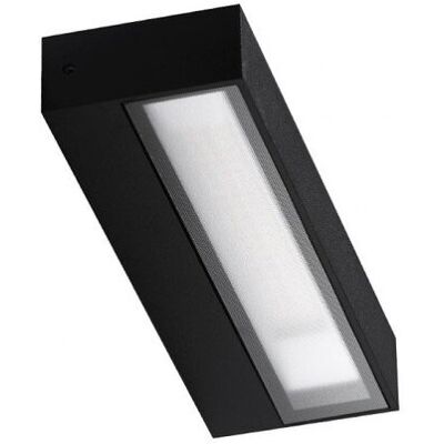 AZZARDO Kinkiet ogrodowy COSEL góra/dół LED 2x8W 3000K IP54 - czarny AZZARDO Kinkiet ogrodowy COSEL góra/dół LED 2x8W 3000K IP54 - czarny