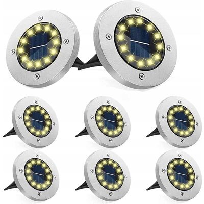 Inny producent BZAVOR 8er Solarne Lampy Zewnętrzne 12 LED Ogrodowe Inny producent BZAVOR 8er Solarne Lampy Zewnętrzne 12 LED Ogrodowe