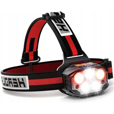 Inny producent Copic Reflektor 1100 Lumen USB ładowalny czujnik LED Torcha 7 Tryby Lampa Inny producent Copic Reflektor 1100 Lumen USB ładowalny czujnik LED Torcha 7 Tryby Lampa