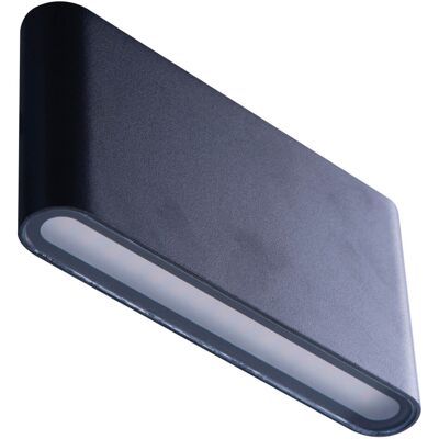 AZzardo Czarna Lampa Do Ogrodu Cremona Kinkiet Led 10W Nowoczesna AZzardo Czarna Lampa Do Ogrodu Cremona Kinkiet Led 10W Nowoczesna