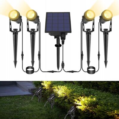 Inny producent ECOWHO Solarne Lampy Ogrodowe LED IP65 Dimmowalne 4 Sztuki Inny producent ECOWHO Solarne Lampy Ogrodowe LED IP65 Dimmowalne 4 Sztuki