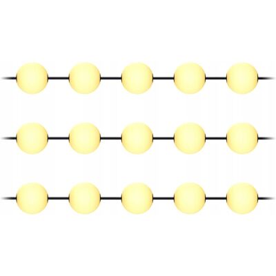 Orno GIRLANDA OGRODOWA 15 KUL LED DEKORACYJNA WODOODPORNA IP65 CIEPŁA BARWA 10m Orno GIRLANDA OGRODOWA 15 KUL LED DEKORACYJNA WODOODPORNA IP65 CIEPŁA BARWA 10m