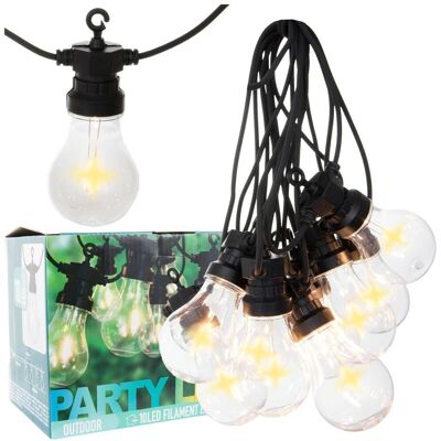 ASJ Commerce Girlanda Ogrodowa Łańcuch Świetlny LED 10 Kul 6 cm 7,5 m ASJ Commerce Girlanda Ogrodowa Łańcuch Świetlny LED 10 Kul 6 cm 7,5 m
