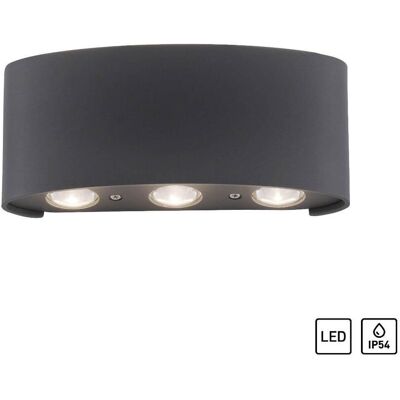 Zuma Line Grafitowa Lampa Ścienna Carlo Led 4,8W Minimalistyczna Zuma Line Grafitowa Lampa Ścienna Carlo Led 4,8W Minimalistyczna