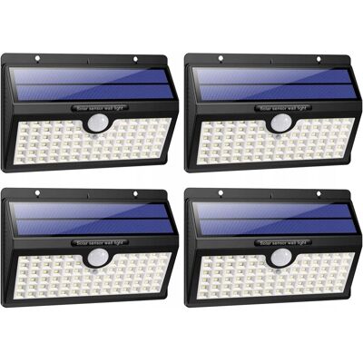 Inny producent HETP Solarna Lampa Zewnętrzna 78 LED z Czujnikiem Ruchu 4 Sztuki Inny producent HETP Solarna Lampa Zewnętrzna 78 LED z Czujnikiem Ruchu 4 Sztuki