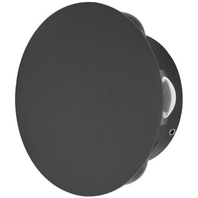 Italux Macba Owl-6031-6-4K Kinkiet Lampa Ścienna Ogrodowa Ip54 1X6W Led 4000K 520Lm Czarny Piaskowany Italux Macba Owl-6031-6-4K Kinkiet Lampa Ścienna Ogrodowa Ip54 1X6W Led 4000K 520Lm Czarny Piaskowany