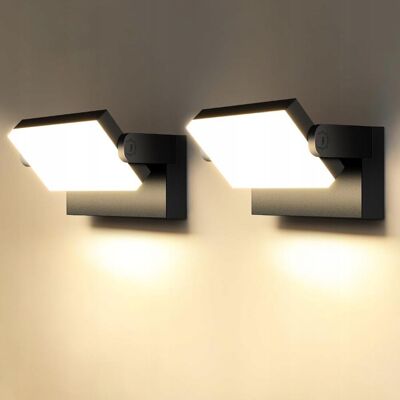 Inny producent KINGWEI 2 Sztuki 40W LED Wandleuchten Zewnętrzne IP65 3000K Obracane 360° Inny producent KINGWEI 2 Sztuki 40W LED Wandleuchten Zewnętrzne IP65 3000K Obracane 360°