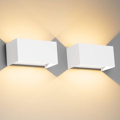 Inny producent Kinkiet ogrodowy Klighten biały zintegrowane źródło LED 24 W Inny producent Kinkiet ogrodowy Klighten biały zintegrowane źródło LED 24 W