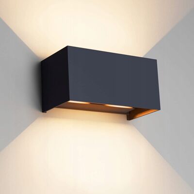 Inny producent Kinkiet ogrodowy Klighten czarny zintegrowane źródło LED 24 W Inny producent Kinkiet ogrodowy Klighten czarny zintegrowane źródło LED 24 W