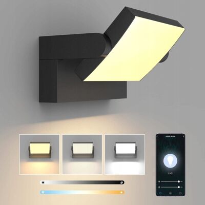 Inny producent Kinkiet ogrodowy Klighten czarny zintegrowane źródło LED 24 W Inny producent Kinkiet ogrodowy Klighten czarny zintegrowane źródło LED 24 W