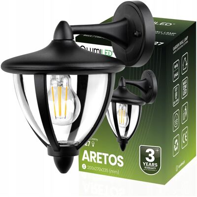 LUMILED Kinkiet Ogrodowy Lampa Elewacyjna Zewnętrzna Ścienna LATARNIA E27 LED LUMILED Kinkiet Ogrodowy Lampa Elewacyjna Zewnętrzna Ścienna LATARNIA E27 LED
