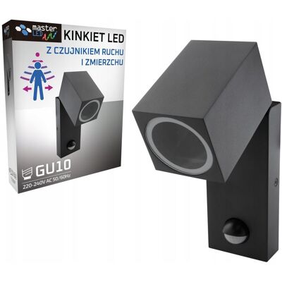 Master LED Kinkiet ścienny z czujnikiem ruchu GU10 Master LED Kinkiet ścienny z czujnikiem ruchu GU10