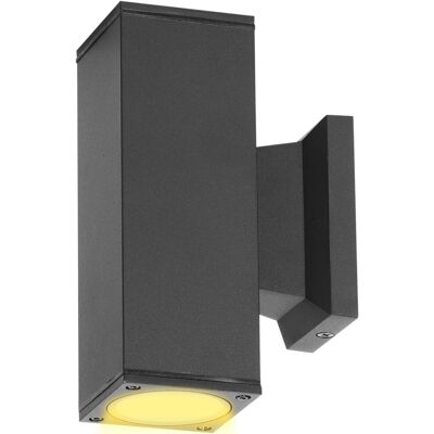 Inny producent Kinkiet zewnętrzny Aigostar, antracytowa aluminiowa lampa górna w dół GU10, wodoodporna lampa zewnętrzna IP65 Oświetlenie balkonu Tarasy garażowe Pa.. Inny producent Kinkiet zewnętrzny Aigostar, antracytowa aluminiowa lampa górna w dół GU10, wodoodporna lampa zewnętrzna IP65 Oświetlenie balkonu Tarasy garażowe Pa..