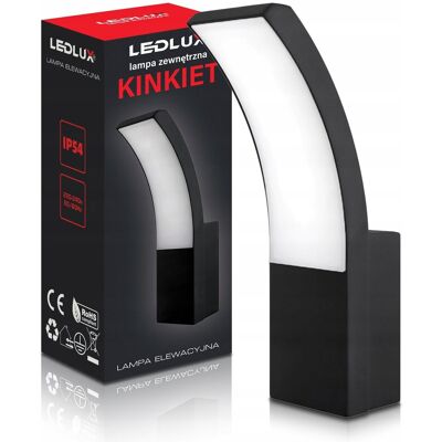LEDLUX Kinkiet Zewnętrzny Lampa Elewacyjna Ścienna LED 10W Biała Neutralna LEDLUX Kinkiet Zewnętrzny Lampa Elewacyjna Ścienna LED 10W Biała Neutralna