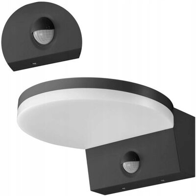 Orno KINKIET ZEWNĘTRZNY LAMPA LED Z CZUJNIKIEM RUCHU ZMIERZCHU 15W IP65 SZARA Orno KINKIET ZEWNĘTRZNY LAMPA LED Z CZUJNIKIEM RUCHU ZMIERZCHU 15W IP65 SZARA