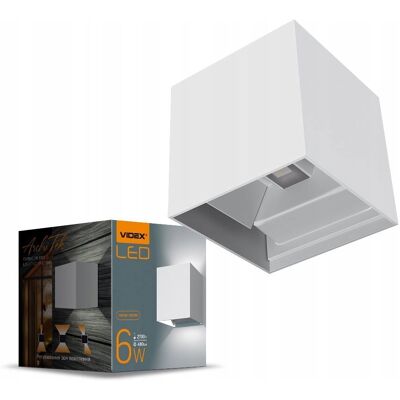Kinkiet zewnętrzny Videx biały zintegrowane źródło LED 30 W Kinkiet zewnętrzny Videx biały zintegrowane źródło LED 30 W