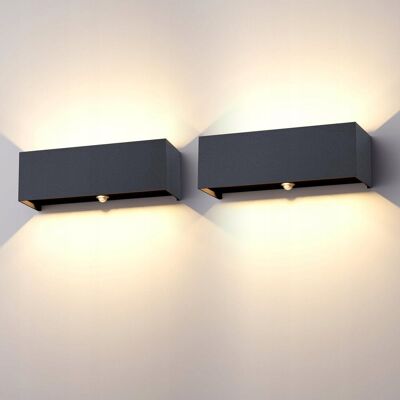 Inny producent KLIGHTEN 30W Lampa Zewnętrzna z Czujnikiem Ruchu IP65 3000K 2 Sztuki Inny producent KLIGHTEN 30W Lampa Zewnętrzna z Czujnikiem Ruchu IP65 3000K 2 Sztuki