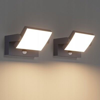 Inny producent KLIGHTEN Zewnętrzna Lampa LED 24W z Czujnikiem Ruchu IP65 Ciepła Biała Inny producent KLIGHTEN Zewnętrzna Lampa LED 24W z Czujnikiem Ruchu IP65 Ciepła Biała