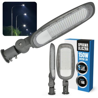 Kobi Lampa Uliczna Latarnia Oprawa Drogowa LED 150W MOCNA do oświetlenia dróg Kobi Lampa Uliczna Latarnia Oprawa Drogowa LED 150W MOCNA do oświetlenia dróg