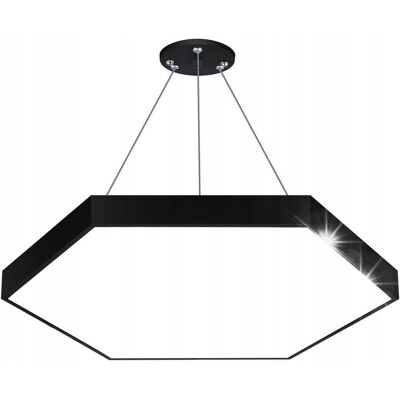 Interlook Lampa LED liniowa wisząca biurowa 80cm 80W CCD klaster Hexagon pełny Interlook Lampa LED liniowa wisząca biurowa 80cm 80W CCD klaster Hexagon pełny