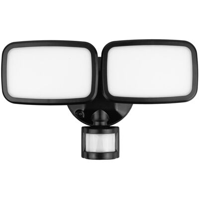 Lampa LED Maclean MCE524 B, z czujnikiem PIR, 20W, 1500lm, IP65, neutral white 4000K, czarna Lampa LED Maclean MCE524 B, z czujnikiem PIR, 20W, 1500lm, IP65, neutral white 4000K, czarna