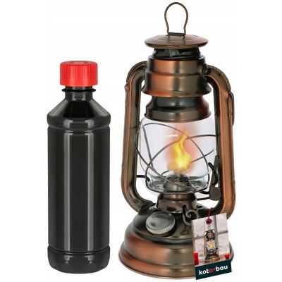 Kotarbau Lampa naftowa retro vintage z uchwytem dekoracyjna lampion latarnia + olej Kotarbau Lampa naftowa retro vintage z uchwytem dekoracyjna lampion latarnia + olej