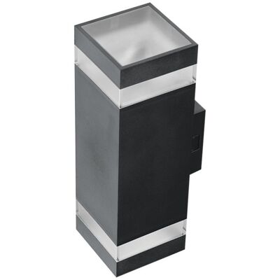 AZzardo Lampa naścienna kinkiet Jason AZ5224 square podłużny szary AZzardo Lampa naścienna kinkiet Jason AZ5224 square podłużny szary