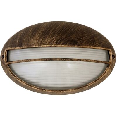 Rabalux Hektor - Zewnętrzna lampa ścienna - Stare złoto - IP54 Rabalux Hektor - Zewnętrzna lampa ścienna - Stare złoto - IP54