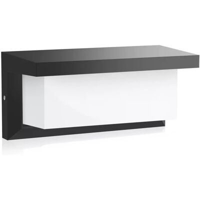 Interlook Lampa ogrodowa, kinkiet elewacyjny zewnętrzny LED Zintegrowany czujnik ruchu i zmierzchu 12W, 1200lm, IP65 TYD-S18W-B Interlook Lampa ogrodowa, kinkiet elewacyjny zewnętrzny LED Zintegrowany czujnik ruchu i zmierzchu 12W, 1200lm, IP65 TYD-S18W-B