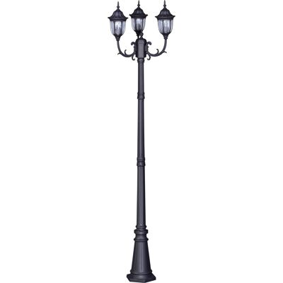 Lampa ogrodowa latarnia uliczna 3xE27 Kaja VASCO K-7007A2/3N CZARNY Lampa ogrodowa latarnia uliczna 3xE27 Kaja VASCO K-7007A2/3N CZARNY