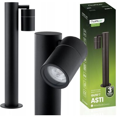LUMILED Lampa Ogrodowa Oprawa SŁUPEK Reflektor Zewnętrzny Stojąca 45 cm GU10 LUMILED Lampa Ogrodowa Oprawa SŁUPEK Reflektor Zewnętrzny Stojąca 45 cm GU10