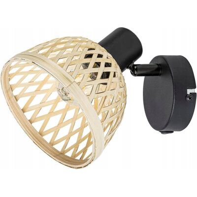 Lampa ścienna Rabalux Rattan reflektor E14 Lampa ścienna Rabalux Rattan reflektor E14