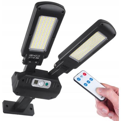 Maclean LAMPA SOLARNA LED Z CZUJNIKIEM RUCHU PODWÓJNA ZEWNĘTRZNA IP54 PILOT 2x450lm Maclean LAMPA SOLARNA LED Z CZUJNIKIEM RUCHU PODWÓJNA ZEWNĘTRZNA IP54 PILOT 2x450lm