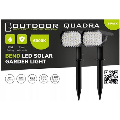 inna (Inny) LAMPA SOLARNA WBIJANA do OGRODU QUADRA SOLAR REFLEKTOR LED OGRODOWY 2szt inna (Inny) LAMPA SOLARNA WBIJANA do OGRODU QUADRA SOLAR REFLEKTOR LED OGRODOWY 2szt