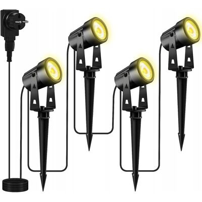 Inny producent Lampa solarna wbijana LAMPY OGRODOWE REFLEKTORY 4x czarny 24 cm 4 szt. Inny producent Lampa solarna wbijana LAMPY OGRODOWE REFLEKTORY 4x czarny 24 cm 4 szt.