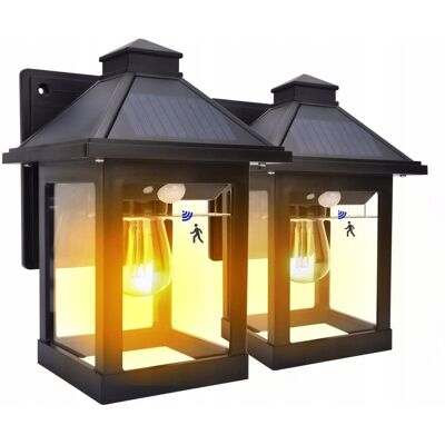 Inny producent Lampa solarna wbijana Nodfens czarny 22 cm 2 szt. Inny producent Lampa solarna wbijana Nodfens czarny 22 cm 2 szt.