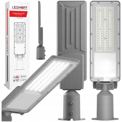 Ledhoff Lampa uliczna LED Latarnia neutralna WODOODPORNA 50W na parking do ogrodu Ledhoff Lampa uliczna LED Latarnia neutralna WODOODPORNA 50W na parking do ogrodu