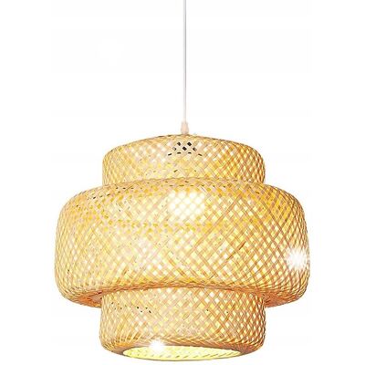 Interlook LAMPA WISZĄCA BAMBUSOWA E27 BOHO PLECIONA Interlook LAMPA WISZĄCA BAMBUSOWA E27 BOHO PLECIONA